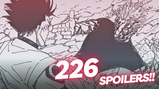 GRABE KA GOJO!😱SUKUNA WASAK ANG MUKHA!😳GOJO BUMAWI!🔥| JUJUTSU KAISEN SPOILERS 226(TAGALOG)