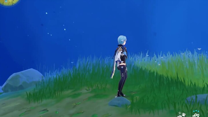 [ Genshin Impact ] Hahaha aku mati tertawa, petak umpet, jangan bawa pedang besar ini, pemburu bisa melihatnya