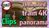 [Demon Slayer]  Clips | Unlimited train 4K panorama