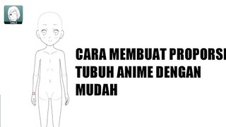 Cara membuat proporsi tubuh anime dengan mudah