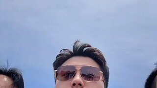 When a guy goes out with his buddies, his girlfriend says, "Since I'm not there, don't you dare have