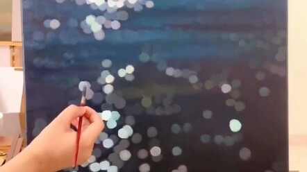 Mặt biển trong mắt người bị cận thị, sóng lấp lánh đẹp như thơ như họa~