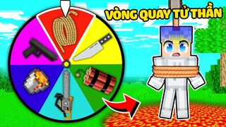 TÔ GÀ THỬ THÁCH 24H QUAY VÒNG QUAY TỬ THẦN TRONG MINECRAFT*TÔ GÀ QUAY VÒNG QUAY CHẾT CHÓC