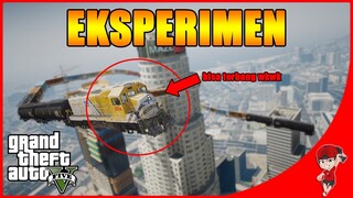 EKSPERIMEN ! BAGAIMANA KALAU KERETA BISA TERBANG wkwkwk - GTA V EKSPERIMEN (34)