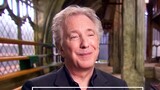 In one minute, you can see the changes in the appearance of "Professor Snape" Alan Rickman