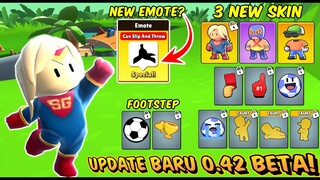 FULL UPDATE BETA 0.42! EMOTE SPESIAL STUMBLE PASS TERBARU, 3 SKIN BARU & 3 EMOJI BARU - Stumble Guys