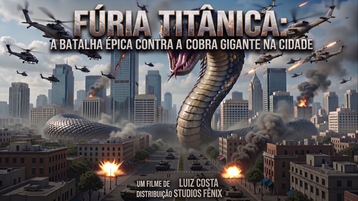 Fúria Titânica: A Batalha Épica contra a Cobra Gigante na Cidade