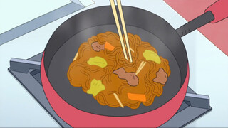 【Crayon Shin-chan】Style Fried Noodles with Sauce