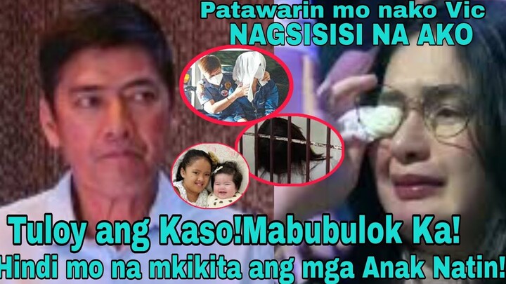 HINULI NA! PAULEEN LUNA LUMUHOD AT NAGMAMAKAAWA KAY VIC SOTTO NA IURONG ANG KASO NA ISINAMPA NITO..