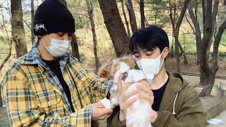 [Teks Mandarin] Perjalanan berjalan-jalan di hutan Park Chanyeol & D.O. bersama Zate ~ Pembaruan NNG