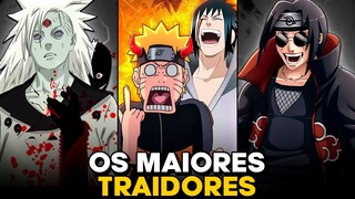 AS 11 MAIORES TRAIÇÕES EM NARUTO! | ABSURDAS