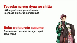 lagu kimetsu no yaiba"no"Uta(LIRIK+TERJEMAHAN)