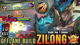 MANIAC!! Zilong Best Build Offlane - Build Top 1 Global Zilong ~ MLBB