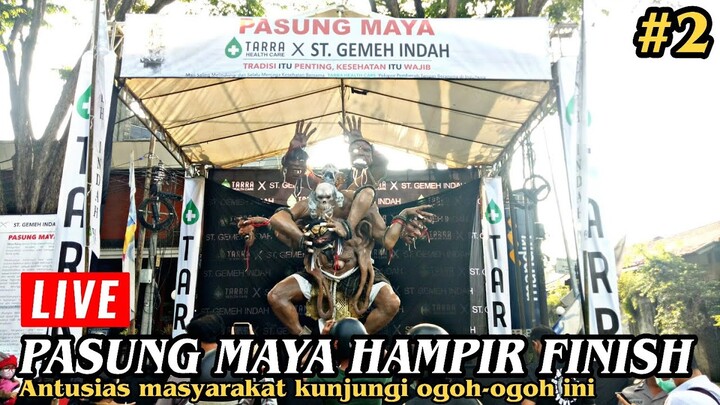 LIVE !! PASUNG MAYA OGOH OGOH BR. GEMEH 2022 - LANGSUNG DARI LOKASI PADAT PENONTON