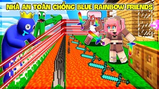 GẤU MORA THỬ THÁCH 24H XÂY NHÀ AN TOÀN THOÁT KHỎI BLUE RAINBOW FRIENDS CÙNG MIKE ĐEN | MINECRAFT