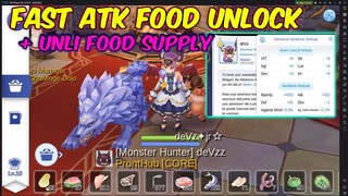 How to Unlock ATK from Food Fast and Unli Supply of Food | Ragnarok Mobile Eternal Love