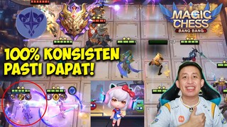 KOMBO TERBAIK + KONSISTEN PUSH RANK TOP GLOBAL DI PATCH TERBARU MAGIC CHESS 100% DAPAT LING ASTRO!