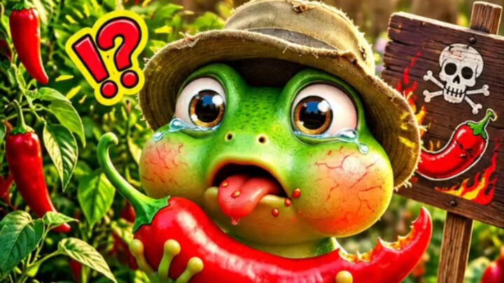 🌶️🐸 He thought it was just a cute little chili… BIG MISTAKE! 😂🔥