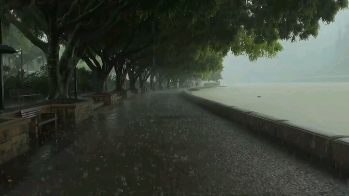 “ข้างนอกกำลังฝนตก ฉันอยากเดินตากฝน”