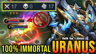 100% IMMORTAL!! Uranus Best Build 2022 - Build Top 1 Global Uranus ~ MLBB