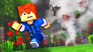 Minecraft, but I added Tornadoes into my world...