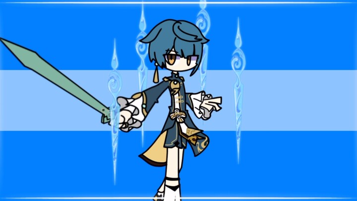 [MEME/ Genshin Impact / Xing Qiu / Sheng He] A-ing of Rain Curtain Sword (bukan