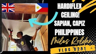 VLOG 291: INSTALLING A HARDIFLEX CEILING IN PHILIPPINES! COMPLETE PROCESS!