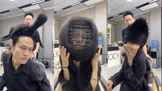 【土味角虫】杀马特创始人展示小众宝藏发型，其他我都理解，但你这潜水头盔是要去征服亚特兰蒂斯吗？