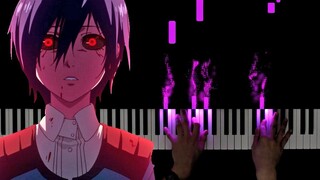 [Hiệu ứng đặc biệt piano] Tàn nhẫn và đẫm nước mắt! Ngạ quỷ vùng Tokyo "Glassy Sky" - PianoDeuss