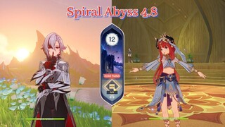 Spiral Abyss 4.7 Arlecchino Vaporize & Nilou Superbloom | Genshin Impact