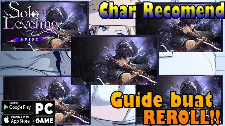 Alasan lu mesti lakuin REROLL dan dapetin CHAR Recomend di Game Solo Leveling Arise (One Topup)