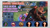 KARINA SAVAGE BUILD | ITEM EXPLANATION #Bilibili Rising Creator Training Camp