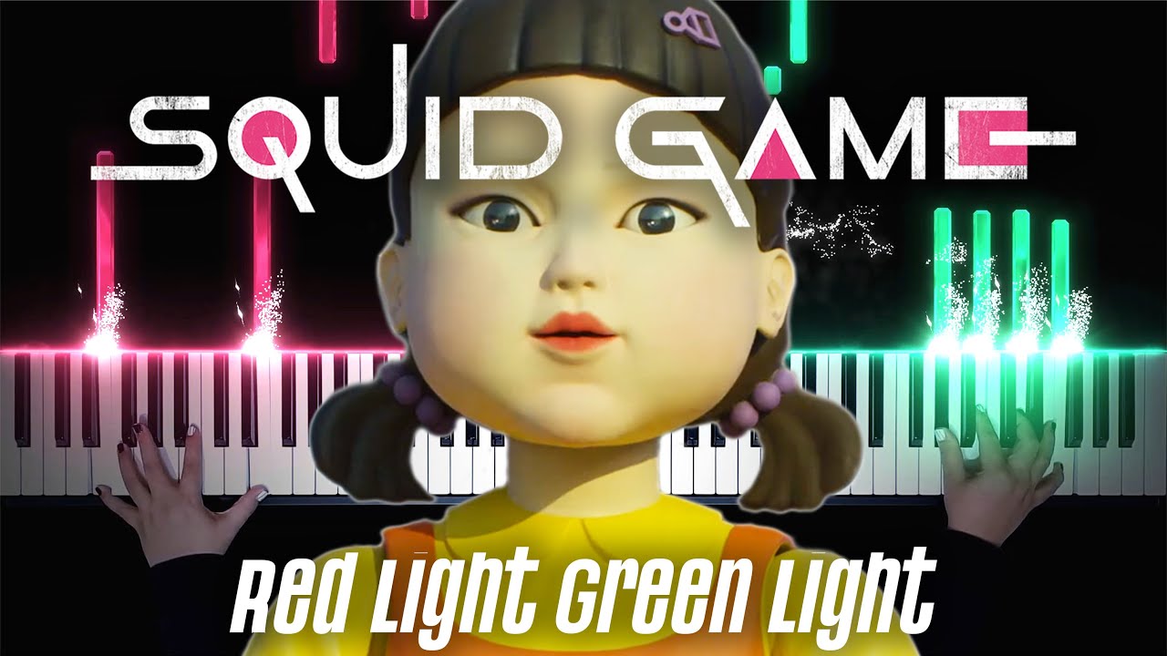 Squid Game Red Light Green Light Game with Alphabet Lore - BiliBili