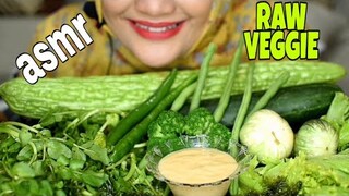 ASMR LALAPAN MENTAH | RAW VEGGIE PLATTER || MAKAN SAYUR MENTAH