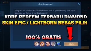 KODE REDEEM MOBILE LEGENDS TERBARU GRATIS DIAMOND & SKIN EPIC BEBAS PILIH | MOBILE LEGENDS BANG BANG