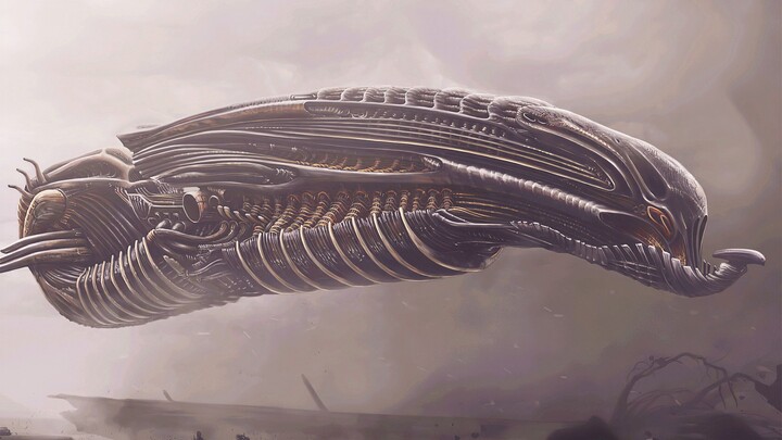 "Alien": The mysterious alien spacecraft is filled with Alien eggs! An astronaut accidentally gets i