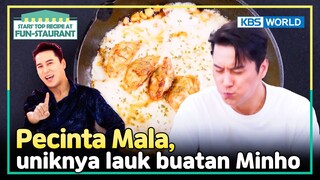 [IND/ENG] Selera makan kayak Gen Z, Minho suka banget mala! | Fun-Staurant | KBS WORLD TV 240422