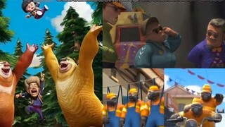 Boonie Bears 11 Movies [Villain/Boss Swap] Can Xiong Qiang still successfully pass the dungeon? City