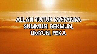 Assalamualaikum warahmatullahi wabarakatuh, Subhanallahi wabihamdihi Subhanallahil adzim