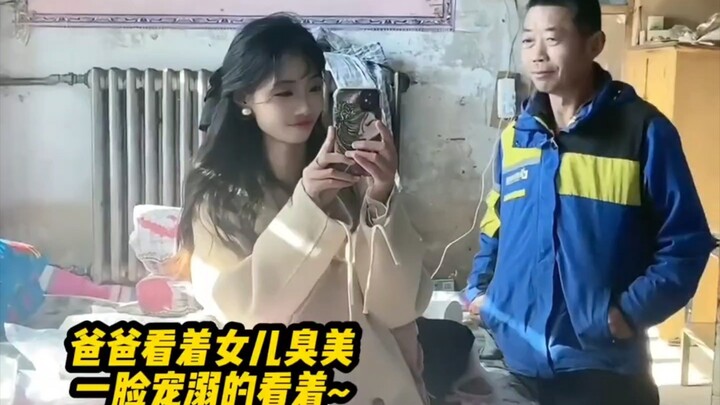 Có ông bố nào mà lại từ chối được cô con gái đáng yêu thế này chứ～