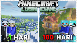 100 Hari Di Minecraft 1.18.1 Tapi LUSH CAVE Only (part 1)