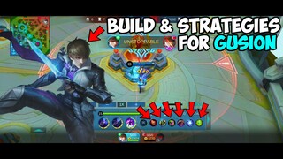 GUSION BEST BUILD & STRATEGIES FOR 1V1! (Mobile Legends: Bang Bang)