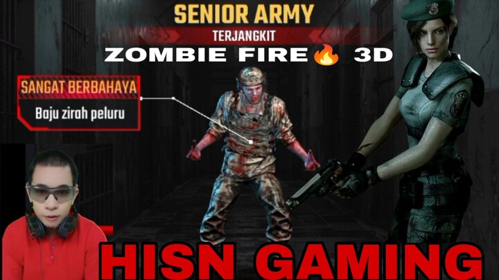game zombie fire 3D. zombie  senior army