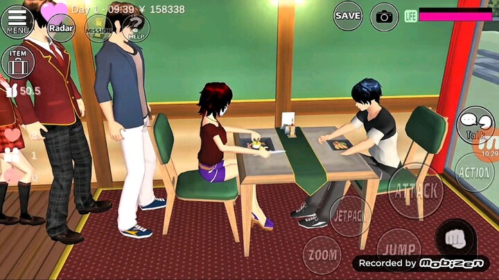 ngedate tapi ketahuan ama sir junta. "selingkuh ya" || sakura school simulator