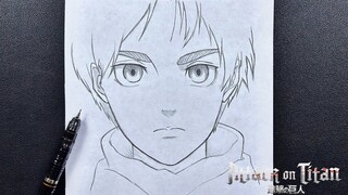 Anime drawing | how to draw eren jeager step-by-step