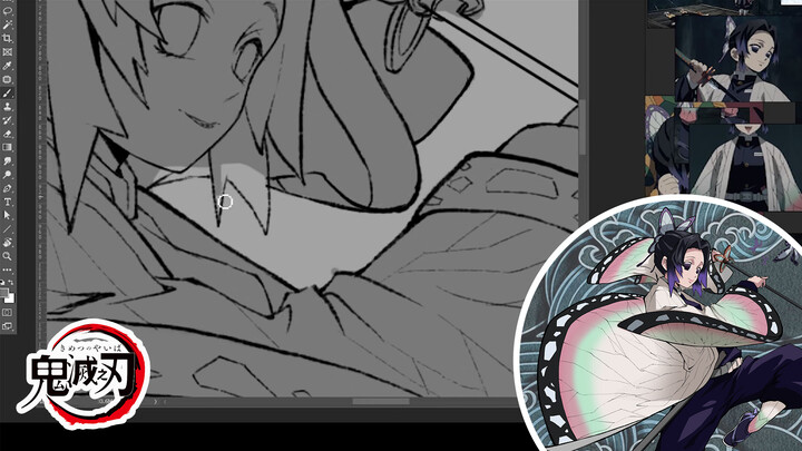 Demon Slayer Kochou Shinobu fanart