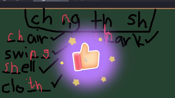 Learning English words