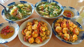 Tôm Càng Xanh Nấu Món Theo Yêu Cầu Của Anh Bạn Nhỏ | MTQH