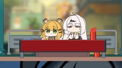 A day when Yixuan and Ju Fufu go out to the stall