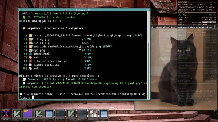 Experimento bash com IA